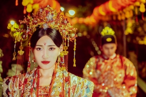 中式婚紗