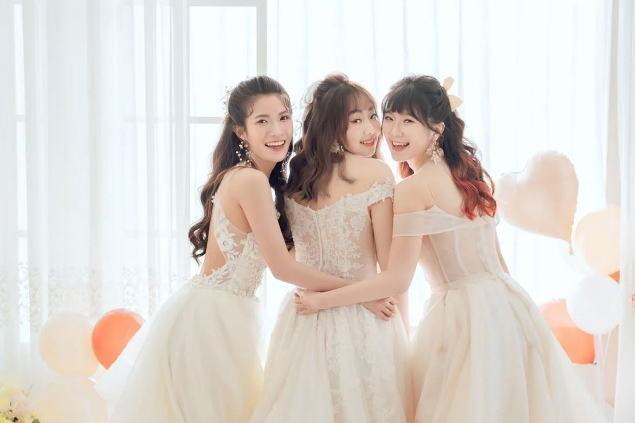 閨蜜婚紗