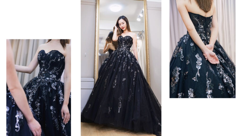 搶先看！拍照特殊款造型禮服，透明不加價新款婚紗試穿心得