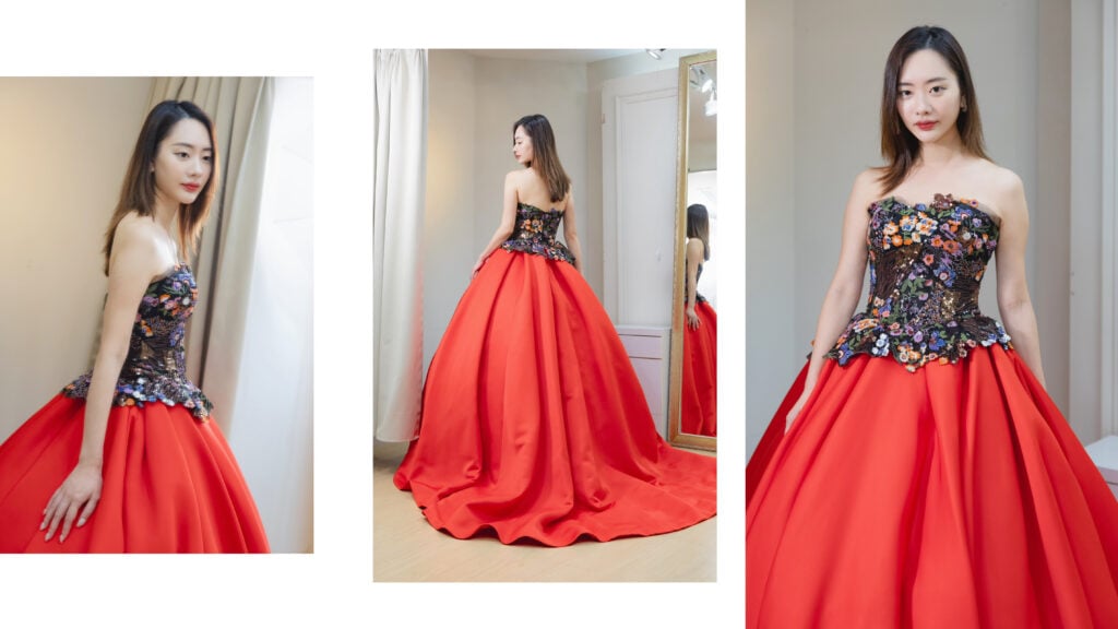 搶先看！拍照特殊款造型禮服，透明不加價新款婚紗試穿心得