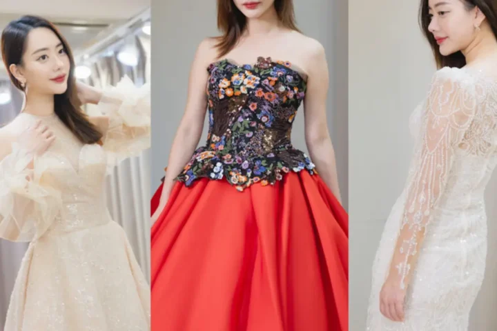 搶先看！拍照特殊款造型禮服，透明不加價新款婚紗試穿心得