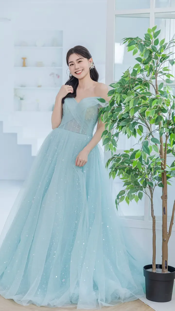 玻璃湖晚宴禮服