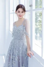 霽藍流詠晚宴禮服