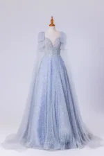 湖霧銀輝晚宴禮服