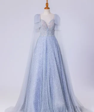 湖霧銀輝晚宴禮服