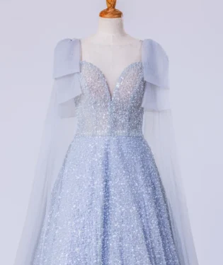 湖霧銀輝晚宴禮服