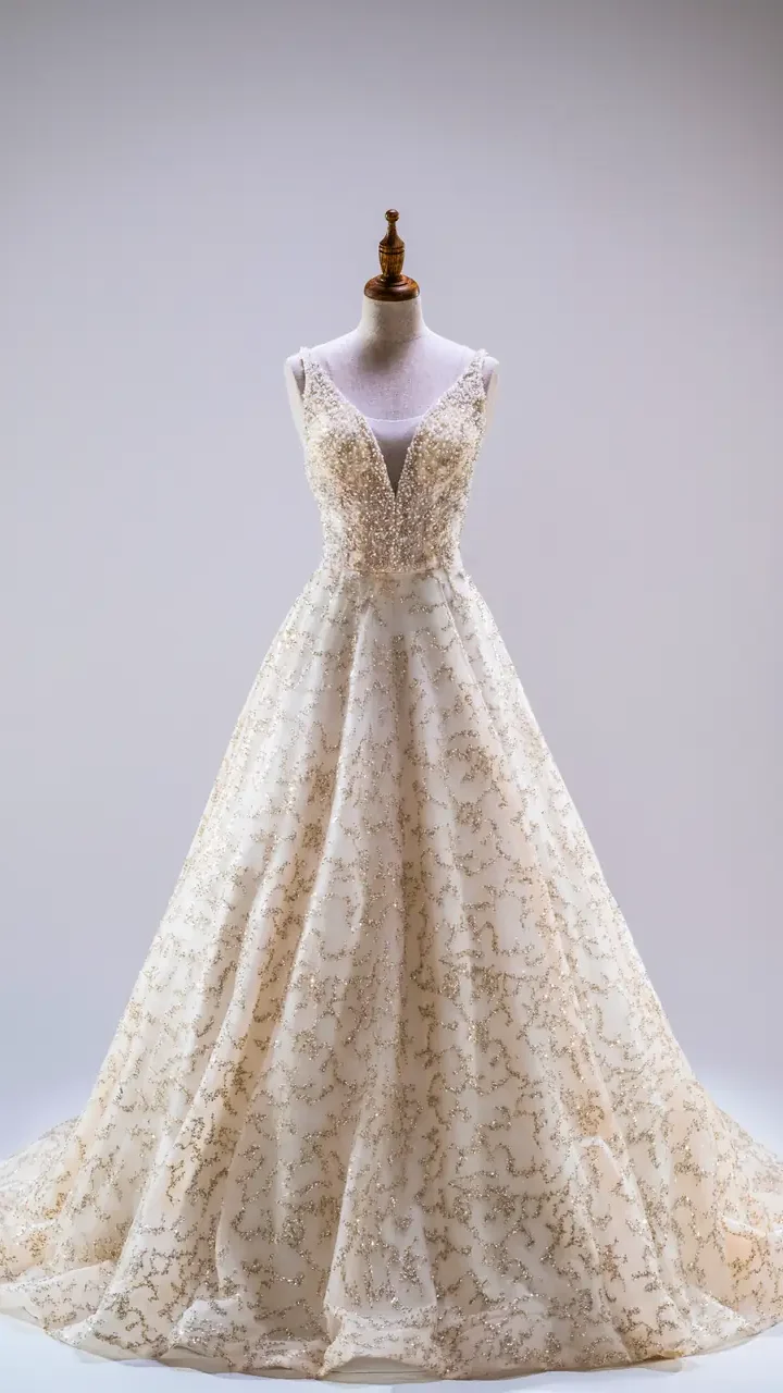 金葉沉靜晚宴禮服