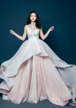 玫瑰塵晚宴禮服