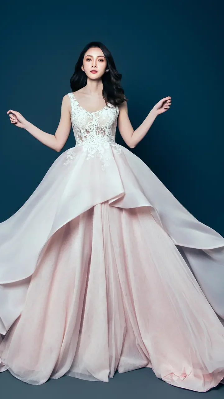 玫瑰塵晚宴禮服