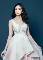 玫瑰塵晚宴禮服