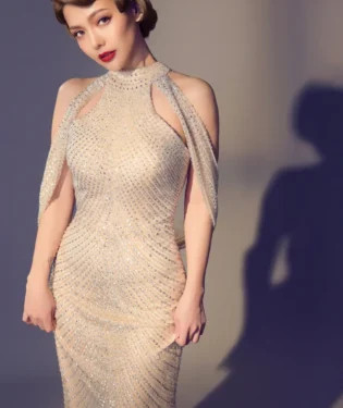 流光折射晚宴禮服