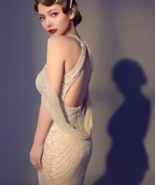 流光折射晚宴禮服