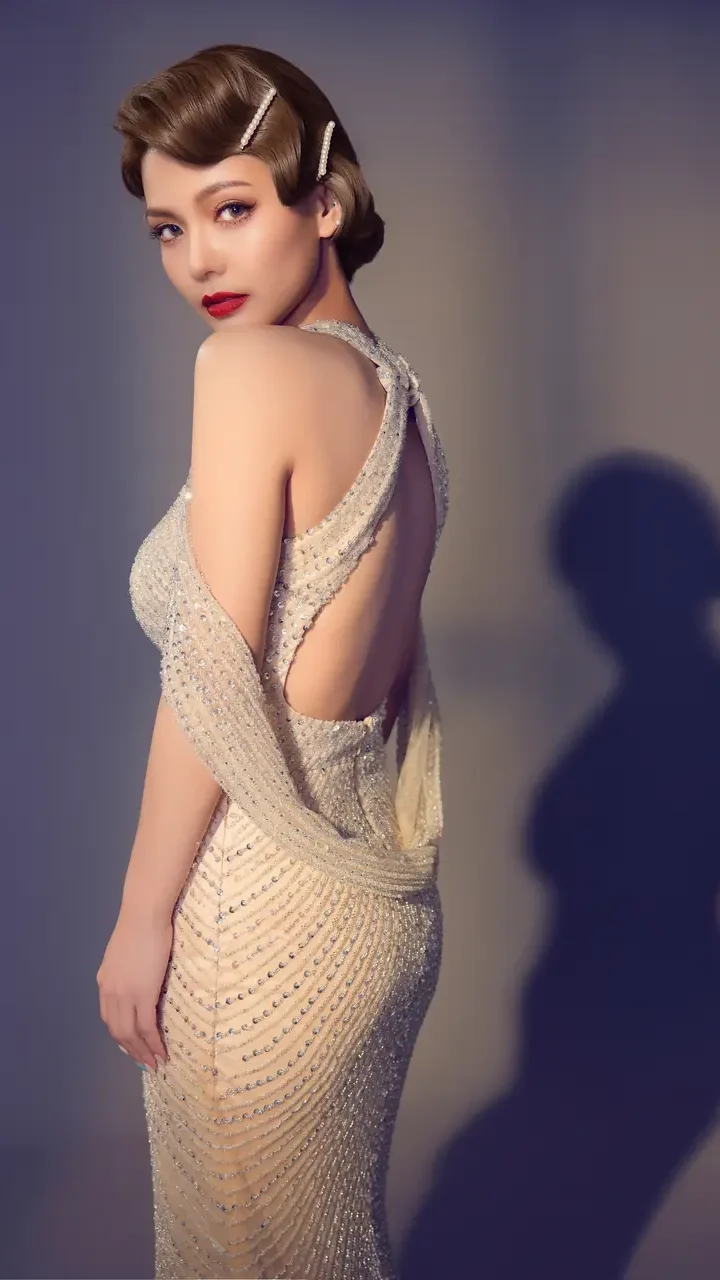 流光折射晚宴禮服