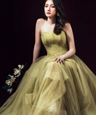 梔光黃昏晚宴禮服