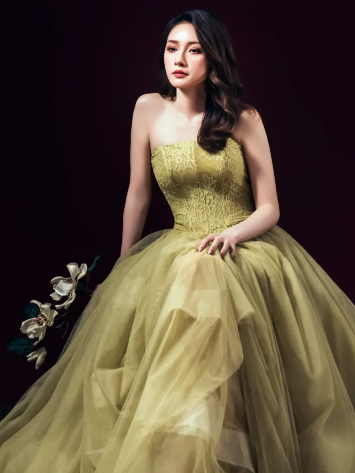 梔光黃昏晚宴禮服