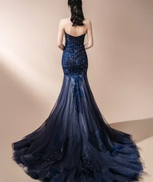 夜航藍語晚宴禮服