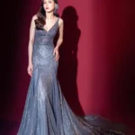 靛夜斷章晚宴禮服