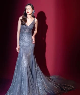 靛夜斷章晚宴禮服