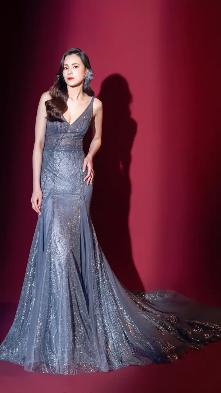 靛夜斷章晚宴禮服