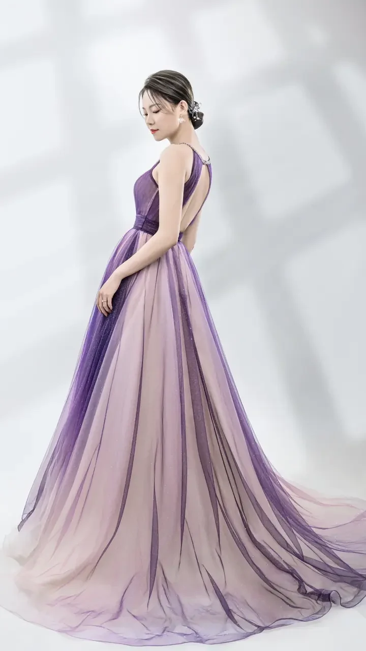靛暮沉香晚宴禮服