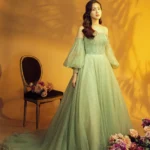 薄荷迷霧晚宴禮服