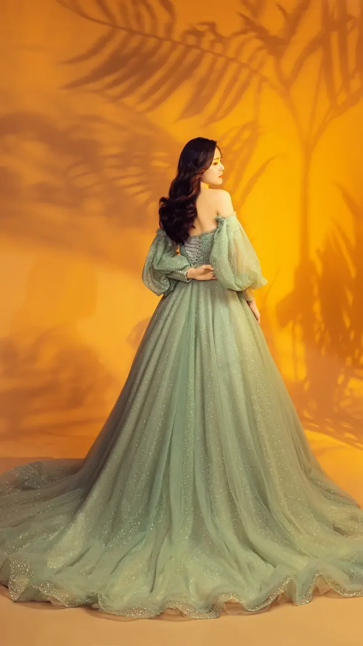 薄荷迷霧晚宴禮服