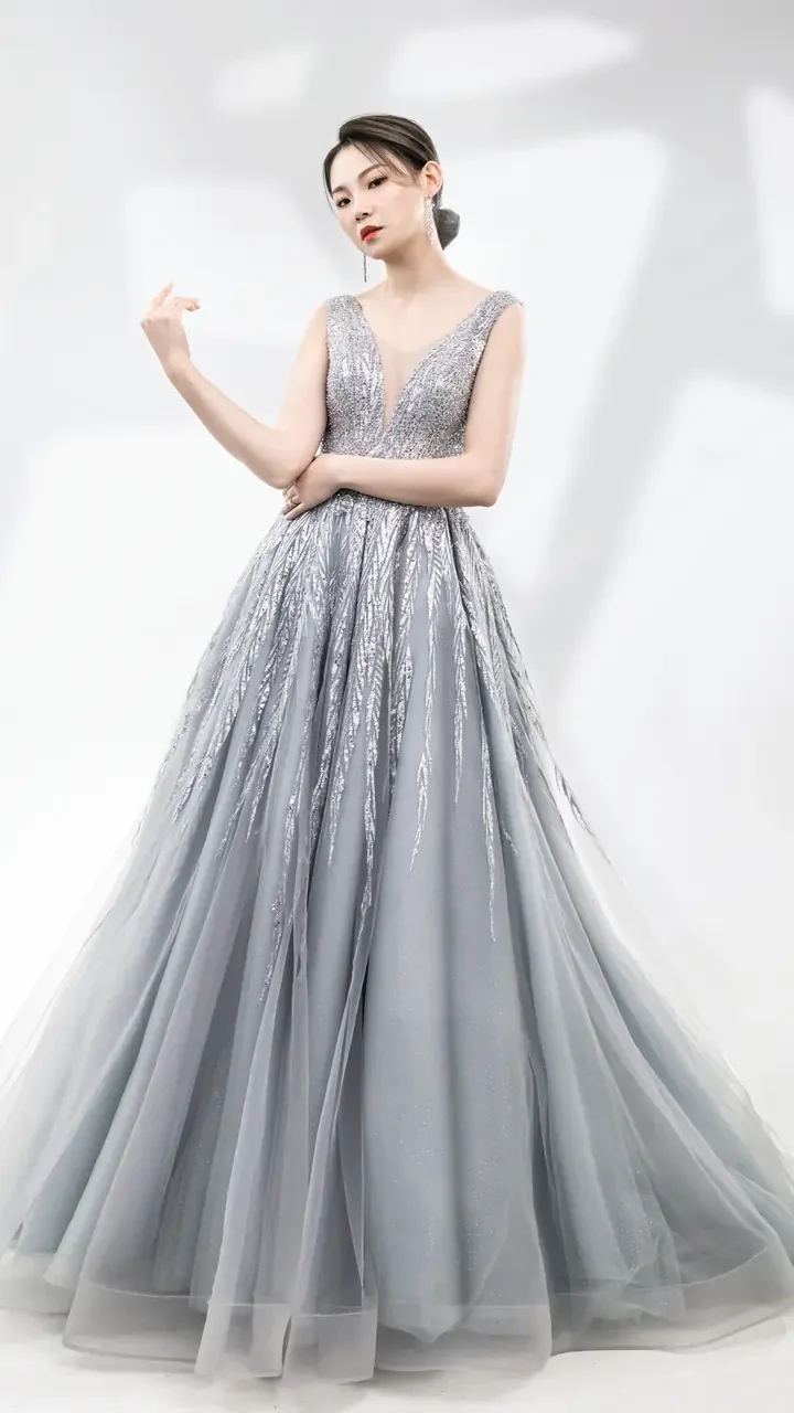 靛雨光年晚宴禮服