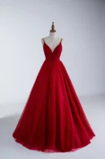 燼紅敘事晚宴禮服