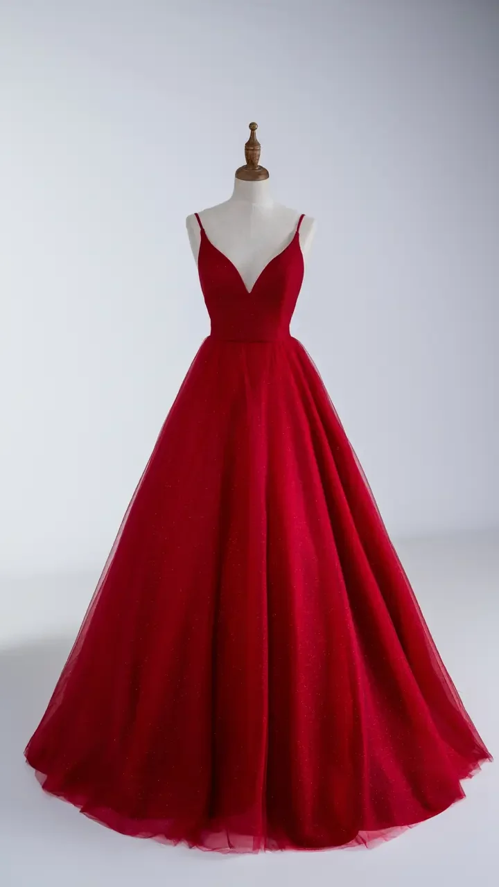 燼紅敘事晚宴禮服