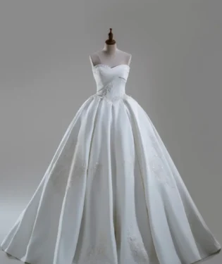 雪域沉語白紗禮服