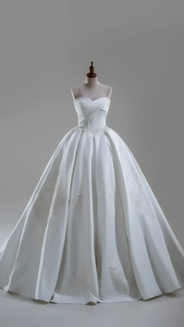 雪域沉語白紗禮服