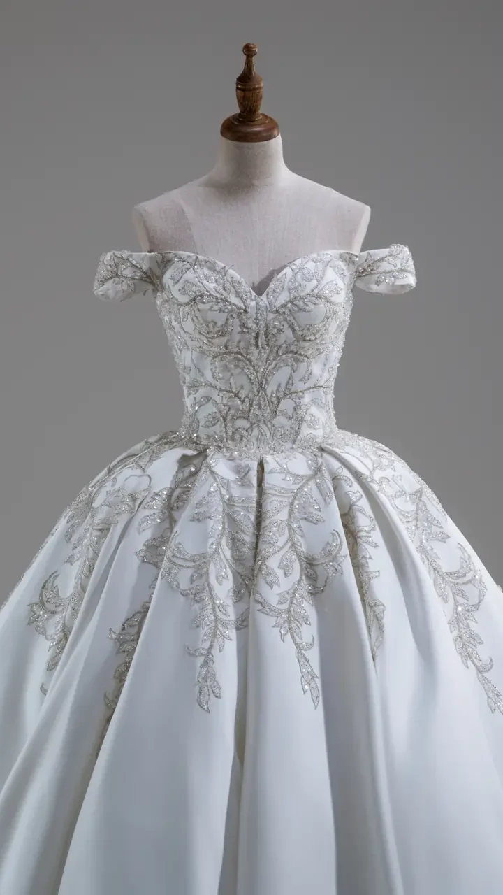 迴光宮廷白紗禮服