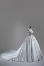 迴光宮廷白紗禮服