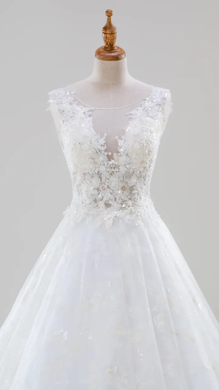 林語遺書白紗禮服