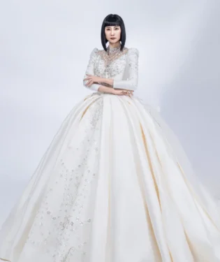 雪檐聖盼白紗禮服