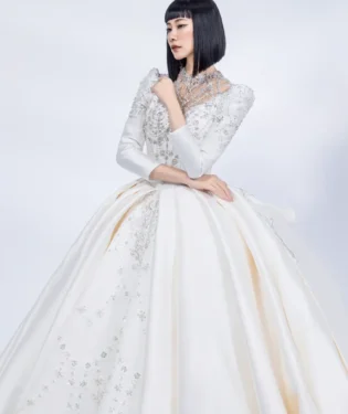 雪檐聖盼白紗禮服