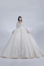 雪檐聖盼白紗禮服