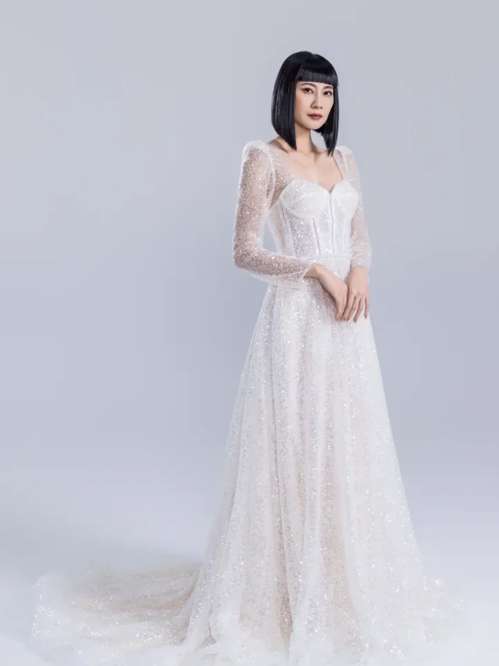 靜默光語白紗禮服