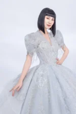 銀視界白紗禮服