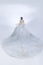 銀視界白紗禮服