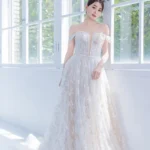 玻璃溫室白紗禮服