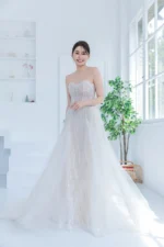 落塵語白紗禮服