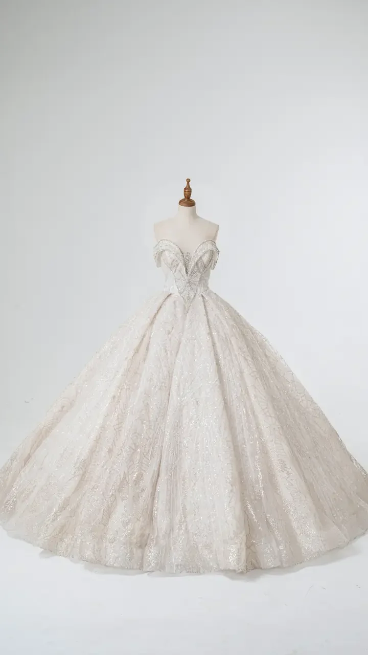 銀箋之約白紗禮服