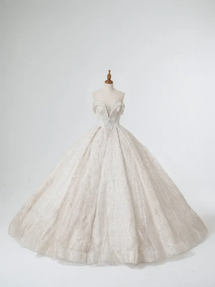 銀箋之約白紗禮服