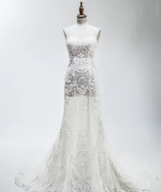 靜語石亭白紗禮服