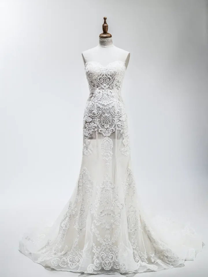 靜語石亭白紗禮服