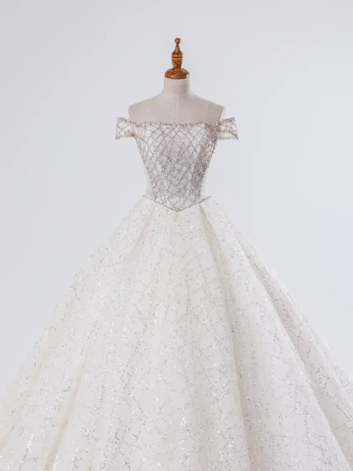 結晶語言白紗禮服