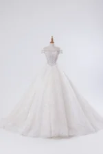 結晶語言白紗禮服