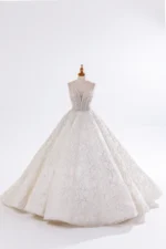 靜銀森林白紗禮服