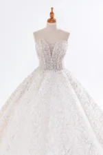 靜銀森林白紗禮服